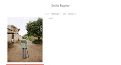 Desktop Screenshot of emilieregnier.com
